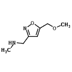 CAS#: 893749-33-2， 1-[5-(Methoxymethyl)-1,2-oxazol-3-yl]-N-methylmethanamine