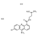CAS#: 89459-21-2， 9-Amino-7-chloro-N-[2-(dimethylamino)ethyl]-4-acridinecarboxamide dihydrochloride