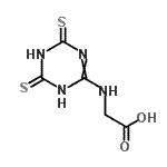 CAS#: 89482-27-9， N-(4,6-Dithioxo-1,4,5,6-tetrahydro-1,3,5-triazin-2-yl)glycine