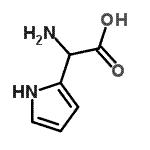 CAS#: 89532-83-2， Amino(1H-pyrrol-2-yl)acetic acid