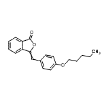 CAS#: 89673-52-9， 3-[4-(Pentyloxy)benzylidene]-2-benzofuran-1(3H)-one