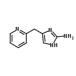 CAS 登录号：898045-56-2， 4-(2-吡啶基甲基)-1H-咪唑-2-胺