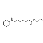 结构式 CAS# 898753-80-5, 乙基8-环己基-8-氧代辛酸酯