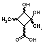 CAS#: 89941-76-4， 2,3-Dihydroxy-2,4-dimethylcyclobutanecarboxylic acid
