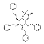 CAS#: 90358-01-3， [(2R,3R,4S,5S,6R)-3,4,5-tribenzyloxy-6-(benzyloxymethyl)tetrahydropyran-2-yl] 2,2,2-trichloroethanimidate