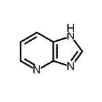 结构式 CAS# 90607-21-9, 1H-咪唑并[4,5-b]吡啶