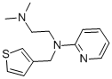 CAS 登录号：91-79-2， N1,N1-二甲基-N2-2-吡啶基-N2-(3-噻吩基甲基)-1,2-乙二胺