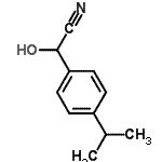 CAS#: 91132-18-2， Hydroxy(4-isopropylphenyl)acetonitrile