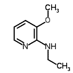 结构式 CAS# 912761-77-4, N-乙基-3-甲氧基-2-吡啶胺