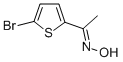 结构式 CAS# 915402-26-5, (Z)-1-(5-溴-噻吩-2-基)-乙酮肟