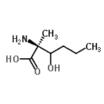 CAS#: 92077-82-2， 3-Hydroxy-2-methyl-L-norleucine