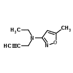 CAS#: 92087-85-9， N-Ethyl-5-methyl-N-(2-propyn-1-yl)-1,2-oxazol-3-amine