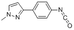 结构式 CAS# 921938-54-7, 3-(4-异氰酸苯基)-1-甲基-1H-吡唑