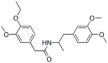 CAS 登录号：93-31-2， N-[2-(3,4-二甲氧基苯基)-1-甲基乙基]-4-乙氧基-3-甲氧基苯基乙酰胺