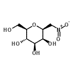 CAS 登录号：93302-92-2， (6R)-2,6-脱水-1-脱氧-6-(羟基甲基)-1-硝基-D-半乳糖醇
