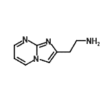 结构式 CAS# 936940-74-8, 2-(咪唑并[1,2-a]嘧啶-2-基)乙胺