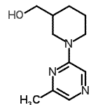 CAS#: 937795-91-0， [1-(6-Methyl-2-pyrazinyl)-3-piperidinyl]methanol