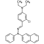CAS 登录号：94089-06-2， 3-氯-N,N-二乙基-4-{(E)-[2-萘基(苯基)亚肼基]甲基}苯胺