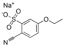 CAS 登录号：94159-55-4， 2-氰基-5-乙氧基苯磺酸钠