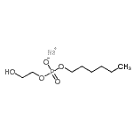 CAS#: 94159-63-4， Sodium hexyl 2-hydroxyethyl phosphate