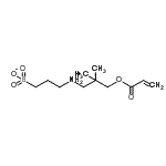 CAS#: 94159-72-5， 3-{[3-(Acryloyloxy)-2,2-dimethylpropyl]ammonio}-1-propanesulfonate