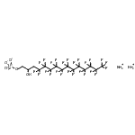 CAS#: 94200-47-2， diammonium (4,4,5,5,6,6,7,7,8,8,9,9,10,10,11,11,12,12,13,13,14,14,15,15,15-pentacosafluoro-2-hydroxy-pentadecyl) phosphate