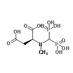 CAS#: 94200-64-3， (2S)-2-(diphosphonomethyl-methyl-amino)butanedioic acid
