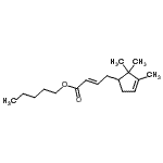CAS#: 94231-49-9， Pentyl (2E)-4-(2,2,3-trimethyl-3-cyclopenten-1-yl)-2-butenoate