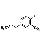 结构式 CAS# 943247-49-2, 5-烯丙基-2-氟苯甲腈