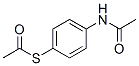 结构式 CAS# 946-94-1, N-(4-乙酰基巯基苯基)乙酰胺