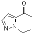结构式 CAS# 946655-79-4, 1-(1-乙基-1H-吡唑-5-基)乙酮