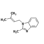 CAS#: 95481-04-2， 2-Methyl-1-(3-methyl-2-buten-1-yl)-1H-benzimidazole