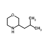 结构式 CAS# 959238-46-1, 3-异丁基吗啉