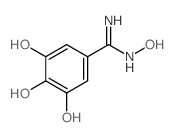结构式 CAS# 95933-74-7, N,3,4,5-四羟基苯甲脒