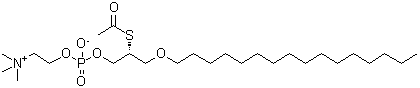 CAS#: 96801-55-7， (2R)-2-(Acetylsulfanyl)-3-(hexadecyloxy)propyl 2-(trimethylammonio)ethyl phosphate