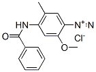 CAS#: 97-40-5， 4-(Benzoylamino)-2-methoxy-5-methylbenzenediazonium chloride