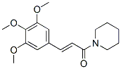 CAS 登录号：970-85-4， 1-[3-(3,4,5-三甲氧基苯基)-1-氧代-2-丙烯基]哌啶