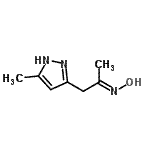 CAS#: 97716-35-3， (2E)-N-Hydroxy-1-(5-methyl-1H-pyrazol-3-yl)-2-propanimine