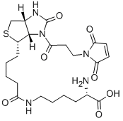 CAS#: 98930-71-3， 3-(N-Maleimidopropionyl)Biocytin