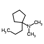 CAS#: 99863-06-6， N,N-Dimethyl-1-propylcyclopentanamine
