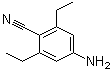 structure of CAS# 1003708-27-7, 4-Amino-2,6-diethylbenzonitrile