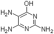 structure of CAS# 1004-75-7, 2,5,6-Triamino-4-pyrimidinol;6-Hydroxy-2,4,5-triaminopyrimidine