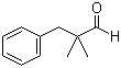 2,2-Dimethyl-3-phenylpropionaldehyde molecular structure (CAS 1009-62-7)