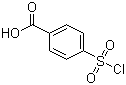 结构式 CAS# 10130-89-9, 4-氯磺酰基苯甲酸; 对氯磺酰基苯甲酸
