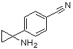 结构式 CAS# 1014645-75-0, 4-(1-氨基环丙基)苯甲腈