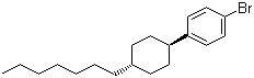 structure of CAS# 101532-38-1, trans-1-Bromo-4-(4-heptylcyclohexyl)benzene