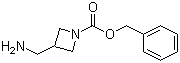 结构式 CAS# 1016731-24-0, 3-(氨基甲基)-1-氮杂环丁烷甲酸苯甲酯