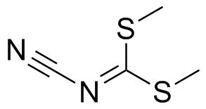 N-Cyanoimido-S,S-dimethyl-dithiocarbonate molecular structure (CAS 10191-60-3)
