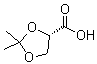 structure of CAS# 102045-96-5, (S)-2,2-Dimethyl-1,3-dioxolane-4-carboxylic acid;(S)-2,2-Dimethyldioxolane-4-carboxylic acid; (S)-2,3-(Isopropylidenedioxy)propionic acid
