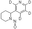 5-(1-Nitroso-2-piperidinyl)pyridine-2,3,4,6-d<sub>4</sub> molecular structure (CAS 1020719-68-9)